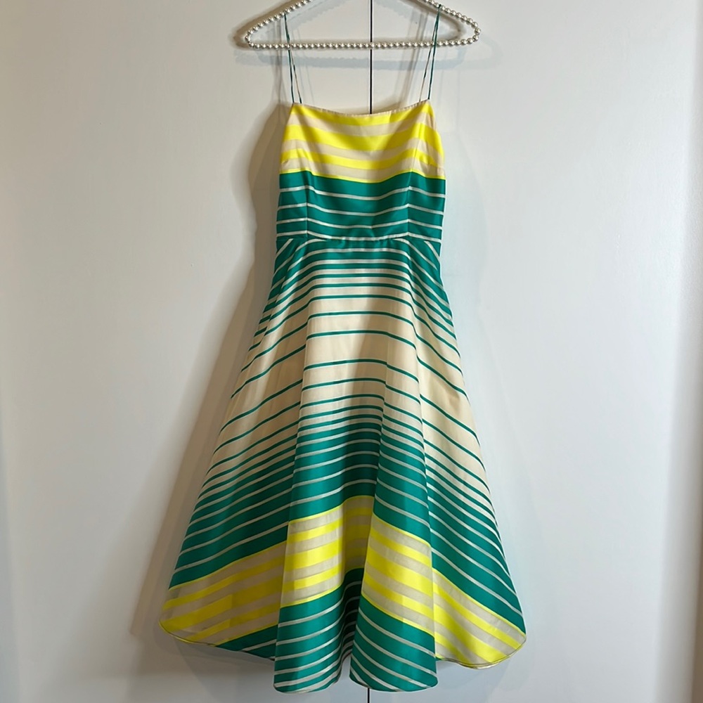 NEW Tracy Reese Cami Frock Stripe Midi Dress